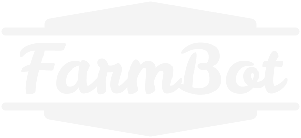 FarmBot Logo - White