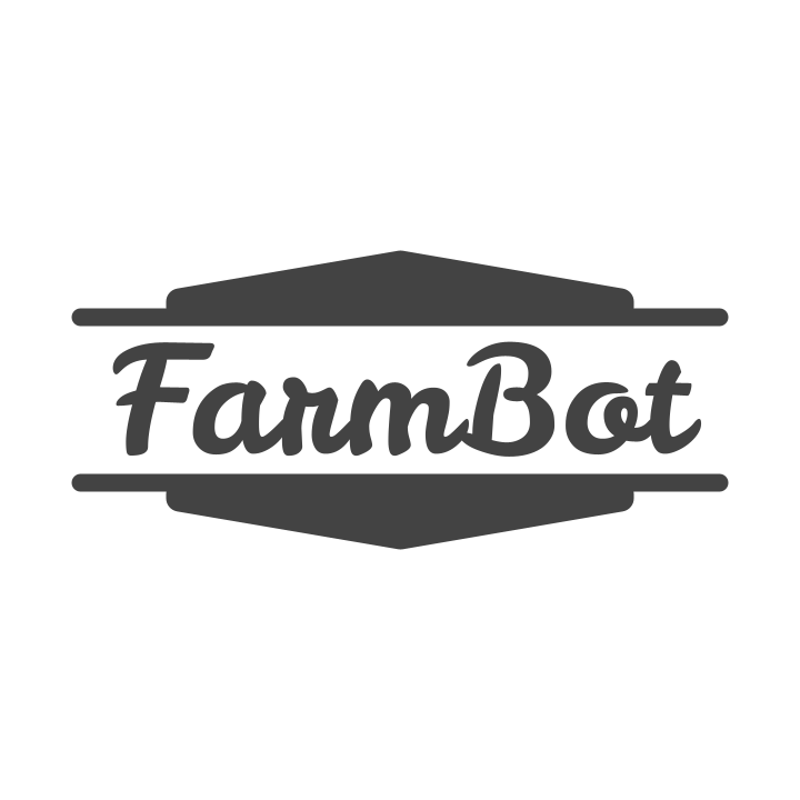 FarmBot Logo - Gray on White